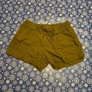 Brown cotton shorts